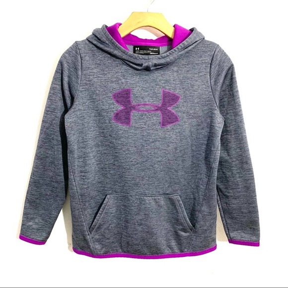 Under Armour hoodie cold gear pullover Youth L - Picture 1 of 9